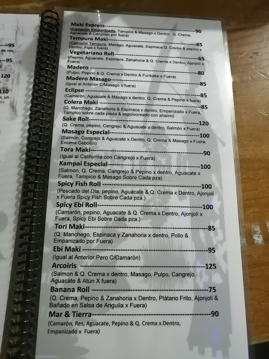 Shokohi Moshi Menu - Image 4